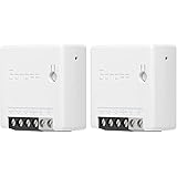 SONOFF Zigbee MINI 2PCS DIY Smart Switch, Zigbee Schalter,APP Control, ZigBee3.0 Protocol, SONOFF ZBBridge/Amazon Hub/Samsung