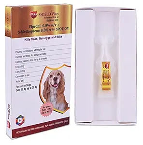 Medfly Parashield Plus Spot On Solution for Ticks and Fleas - Dog Over 10 kg up to 20 kg