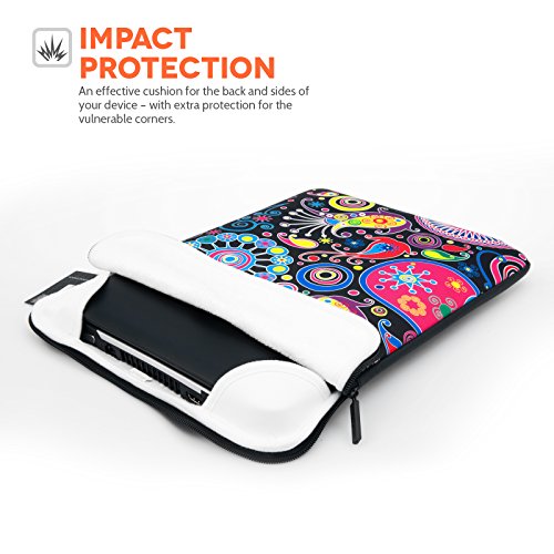 Caseflex Dell Inspiron 15 7000 Series 7537 Laptop Tasche Mehrfarbig Quallen Neopren Beutel H  lle