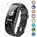 Price comparison product image Aneken Fitness Tracker Watch Plus Sports Watch with Pedometer Heart Rate Sleep Monitor, Activity Tracker Connected Phone GPS, Step Calorie Distance Counter, Call SMS Reminder for Women Men