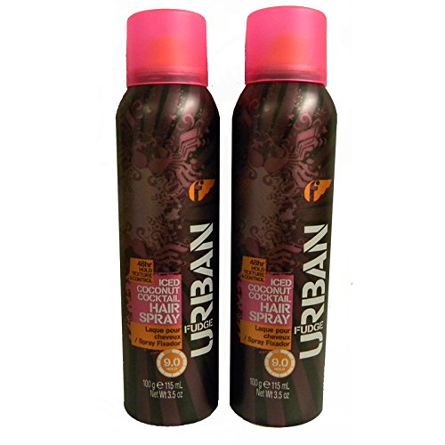Twin Pack Fudge Urban Iced Coconut Cocktail Hair Spray 2x115ml