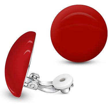 Flongo Boucles D’Oreilles Non Percées Femme Homme - 2 Paires Clips Oreilles Croix Crâne Acier Inoxydable Hip Hop