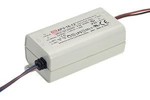 MeanWell APV-16-12, Alimentatore 12V 16W, Converter per la luce di striscia flessibile del LED, il trasformatore, AC 110/220 V DC Switching Power Supply