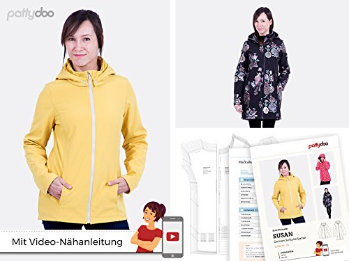 Preisvergleich Produktbild pattydoo Schnittmuster Damen Softshelljacke 'Susan'