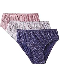 Hanes Women's Cotton Panty (Pack of 3) (Colors and prints may vary)