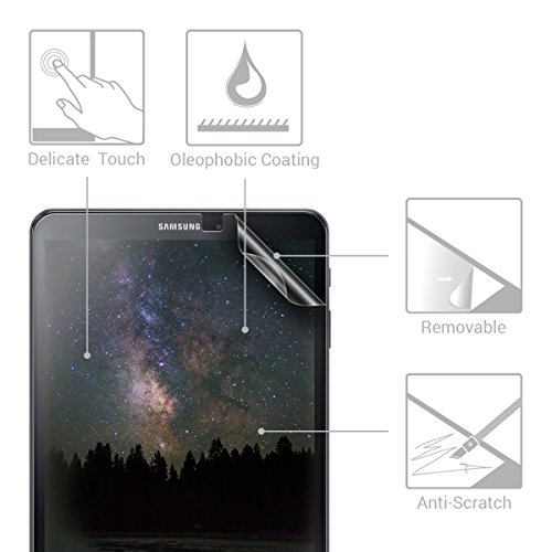 2x kwmobile Folie matt für Samsung Galaxy Tab A 10.1 (2016) T580N / T585N Displayschutzfolie – Schutzfolie Anti-Fingerabdruck Displayschutz Displayfolie entspiegelt - 2