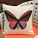 Produktbild Xinan Butterfly Painting Bettwäsche Throw Taille Kissen Fall Sofa Home Decor (45cm*45cm, D)