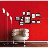 Wandtattoo Fotorahmen Bilderrahmen verschiedene Rahmen Deko für Wohnzimmer - 4