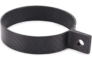 Gancio Staffa di Scarico Moto,MoreChioce Tubo di Scarico Marmitta Universale in Fibra di Carbonio Silenziatore Gancio Staffa di Montaggio Clip di Fissaggio Accessori Staffa Tubo di Scarico,#D