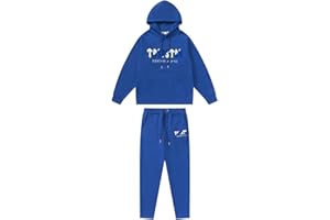 YOUPO Tuta Trapstar Uomo Ricamata Donna 2 Pezzi Completo Trapstar London Unisex Felpa Con Cappuccio In E Pantaloni Trapstar Tuta Jogging Sportiva Set Autunno Inverno
