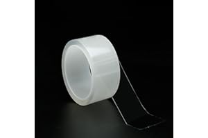 Arespark Clear Vinyl Wrap, Self-Adhesive Transparent Tape for Chrome Delete, Car Window Trim, DIY Vinyl Sticker Film. 5cmX700cm