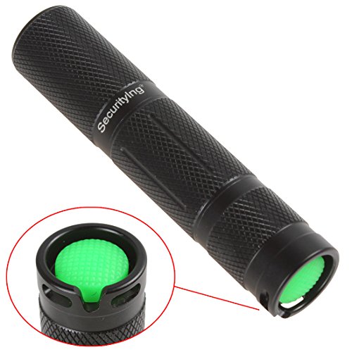 SecurityIng® Pocket Size 520LM helle Taschenlampe 5 Modi XPG-R5 LED Professional Outdoor-Taschenlampe mit Speicherfunktion Angetrieben durch AA-Batterie - 5