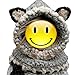 Tonsee® Winter Wool Knitted Fox Hats Baby Girls Shawls Hooded Cowl Beanie Caps (Grey)