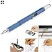 Produktbild Multifunktions 6 in 1 Profi-Stylus Stift mit Wasserwage und Lineal für iPhone 5 & 5S & 5C & 6 & 6S / 4 & 4S, iPad Air / iPad 4 / iPad Mini / Mini mit Retina Display / neue iPad (iPad 3) (iPad 4) / iPad 2 / iPad und alle kapazitiven Touch Screen