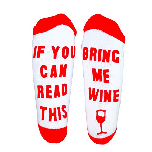 AddcoreBring Me Wine Socks Fashion Socks for Women or Men, Funny Casual Sports Ankle Socks.