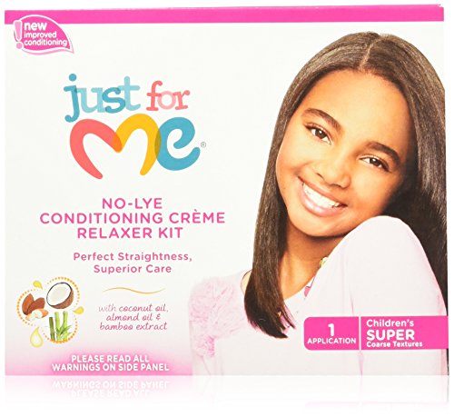 Just For Me No-Lye Conditioning Creme Relaxer Kit, Super