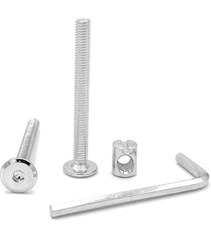 Viti A Testa Piatta M6 X 50 Mm - Lotto Da 40 Pezzi, Acciaio Zincato, Per Legno, Mobili E Fai Da Te - Foto 6