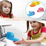 seguryy 1pc Plastic Faucet Extender Cartoon Animals Shape for Children Toddler Kids Hand Washing