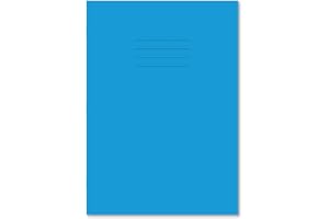 Hamelin A4 8 mm Ruled and Margin 80 Pages Exercise Book - Light Blue (Pack of 50)