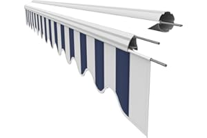 VANA Awning Fabric Valance for 6 m Awning Replacement Fabric Awning Cloth Canopy Sun Protection Only Valance Ready Sewn Size 5.83 x 0.21 m Design SPD020