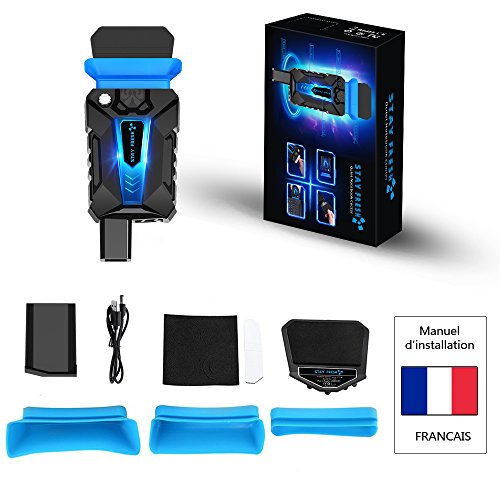 PRATIK Tragbarer PC-Kühler [2016 leise-aktualisiert] – Leistungsstarker USB-Abzieher von heißer Luft für die Kühlung von Laptops von 14″ bis 17″- Neu leise – weniger laut - 6