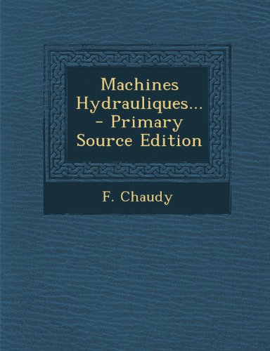 Preisvergleich Produktbild Machines Hydrauliques.