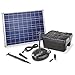 Produktbild Solar Teichfilterset Profi 1300 l/h Förderleistung 35 W Solarmodul Komplettset bis 4000l Gartenteich 101071