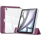 UnDePlus iPad Air 11in&ccedil; M4/M3/M2 Air 4/5.Nesil 10.9 ile uyumlu Kılıf Kalem B&ouml;lmeli Akrilik Şeffaf Ayrılabilir Case 2026-2024 