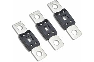 Kofelec Méga fusible à courant élevé, ANM 100A Amp, jusqu'à 58V DC, utilisé pour les voitures, les camions, les bus ou les systèmes audio, paquet de 3 (100A)