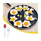 Multifunción: Modelo en forma de múltiples se puede utilizar para freír huevos y panqueques, y también se puede utilizar para cortar la pizza y rebanada de pan, etc.