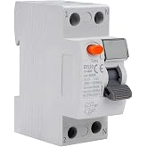 Differential switch 40A 30mA Type A 2 pole magnetothermal circuit breaker | RCCB AC230V Residual Current Switch IP20 Material