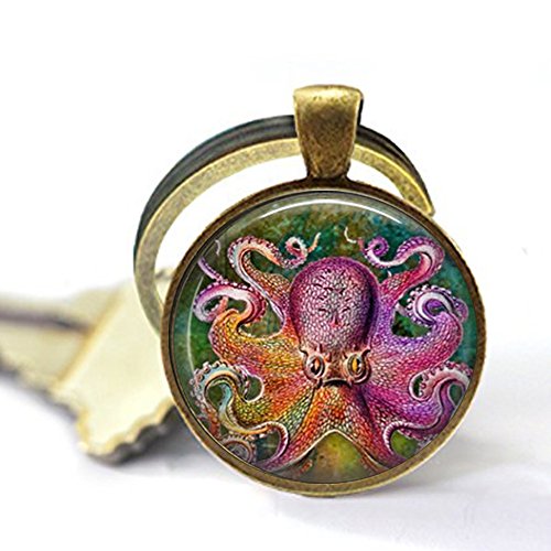 Preisvergleich Produktbild aaaAA Schlüsselanhänger mit Tintenfisch