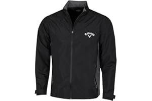 CALLAWAY APPAREL Callaway Golf Mens 2024 Corporate Waterproof Breathable Adjustable Taped Jacket