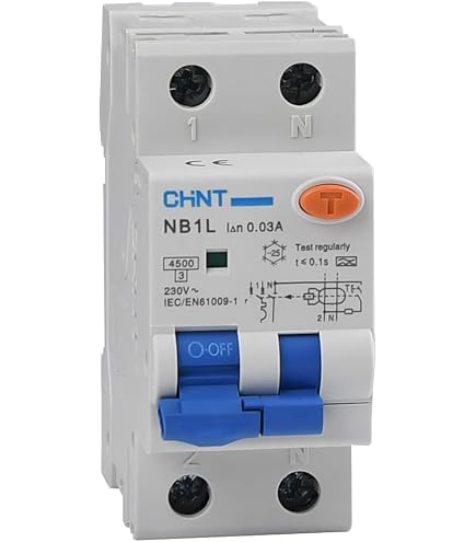 Disjoncteur Modulaire EATON PKN4-16/1N/C/003 - 16A Courbe C - 4.5KA - Indicateur De Contact - Sectionnement Sécurisé