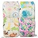 LittleBloom, Reusable Pocket Cloth Nappy, Fastener: Velcro, Set of 4, Patterns 413, With 8 Bamboo Inserts, (see "Special Offers and Product Promotions" for Special Offers Detail)