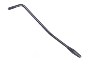 LGEGE Bras de trémolo fileté de 6 mm pour Fender pour Stratocaster Squier standard américain/mexicain (noir)