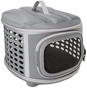 Pet Magasin Collapsable Hard Cover Pet Carrier with Hard Top and Hard Floor