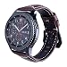Produktbild 99native Für Samsung Gear S3 Uhrenarmband Premium-Lederband, stilvolle und elegante klassische Breite 22mm Länge 170-220mm (Braun)