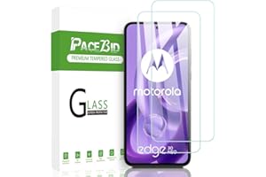 PaceBid Folia ochronna pancerna kompatybilna z Motorola Edge 30 Neo, [2 sztuki] [twardość 9H] [odporna na zarysowania] [bez pęcherzyków powietrza] pancerna folia ochronna na wyświetlacz do Motorola