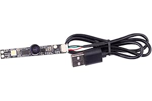 XICOOLEE OV5640 USB Camera Module 5MP Fixed Focus 160 Degree Camera for Win XP Win7 Win8 Vista Mac Linux Android 4.0 Jetson Nano with Flash Microphone Driver-Free