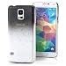 Produktbild Saxonia Samsung Galaxy S5 / S5 Neo Hülle Regentropfen Motiv Schutzhülle Slim Case Tropfen Schwarz