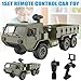 Produktbild KoToTip 1/16 2,4G 6WD RC Auto mit Sender Batterie Fernbedienung LKW Proportionalsteuerung LKW Modell Spielzeug Kinder Geschenk