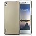Produktbild Saxonia Huawei Ascend P7 Hülle Schutzhülle Case Ultra Slim Hardcase Gold-Metallic