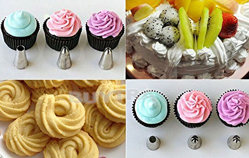 leading-star Spritztüllen-Set, für Kuchendekoration, 6-teilig - 4