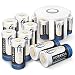Produktbild Arlo Kamera Akkus 12 Stücke, Keenstone 3.7V 750mAh Wiederaufladbare Li-ion Arlo Batterien, mit 3 Silikon Hüllen und Batterie Gehäuse für Arlo Überwachungskamera VMC3030/3230/3330/343