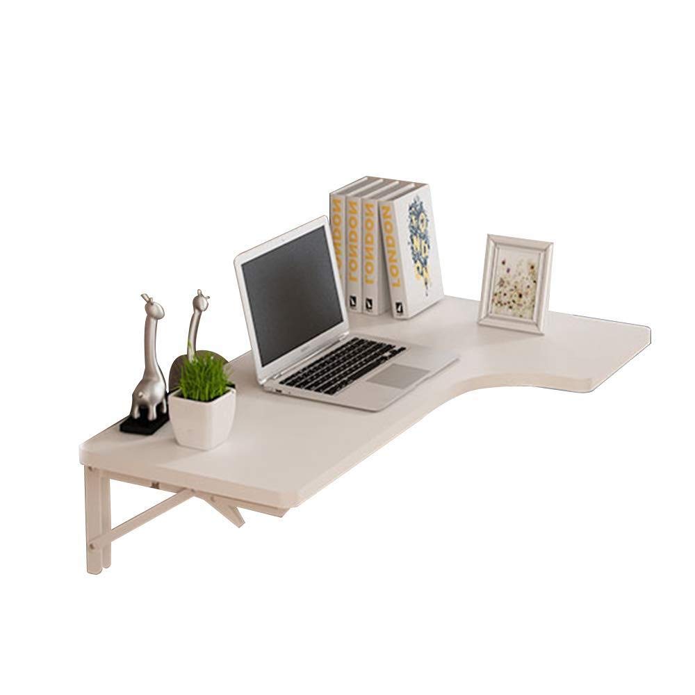 Aczz Tavolo Da Lavoro Pieghevole In Legno Massello Da Tavolo Tavolo A Foglie Caduche Struttura A Mensola Tavolo Da Appendere A Muro 5 Dimensioni