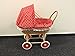 Produktbild Rattan Korb Nostalgie Kinder Puppenwagen Holzpuppenwagen Spielzeug Holz Weide inkl.Decke Kissen