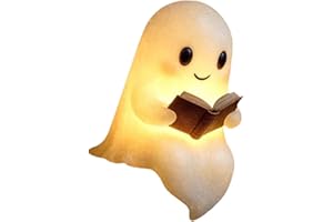 Fenteer Halloween-Lampe, Kinderzimmer-Geist-Nachtlicht, kreative -Lesebuchlampe für stillende, S