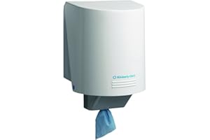 Kimberly-Clark Professional, 7088, Centrefeed Roll Wiper Dispenser, White, 1 x 1 Dispenser