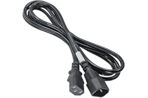 AKYGA AK-PC-03A kabel sieciowy do PC 3-pinowe rozszerzenie IEC C13 / IEC C14 1,8 m, czarny